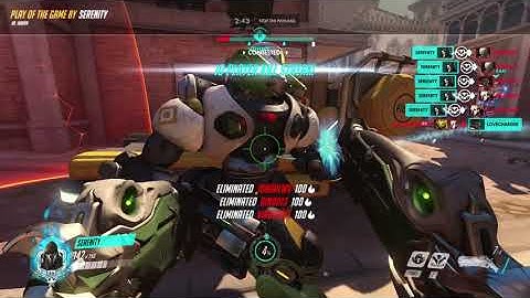 Overwatch Reaper Gameplay Solo Team Kill Rialto 2019