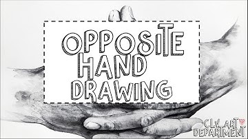 Opposite hand drawing (Y8 Our Town project)