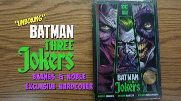 Unboxing: Batman: Three Jokers Barnes & Noble Exclusive Hardcover