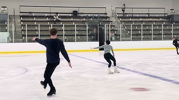 Skylar Jonas pre preliminary skating skills no music