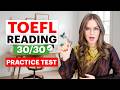 TOEFL Reading Practice TEST | Understand Question Types &amp; Understand Question Types