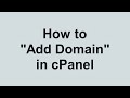 How to add the domain in cPanel Hostagle