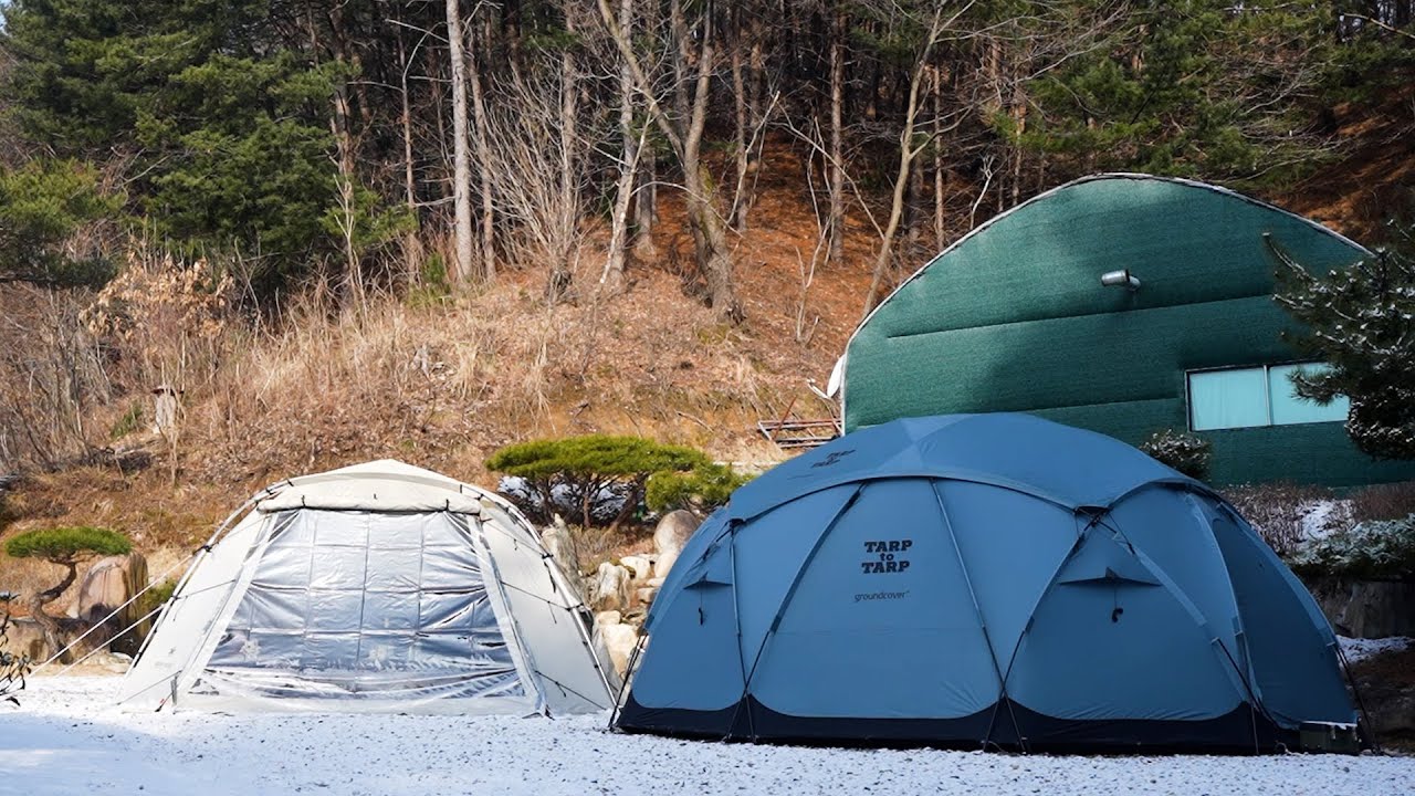 스노우피크 랜드락 | 아콘하우스 4.75 | 캠핑에 빠진 동갑내기 남편들 | 봄인줄 알았지 | 소고기 타다키 | 키녹스 반합 | 가족캠핑 | 캠핑 장비