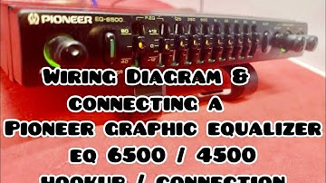 (How To) Connect Pioneer EQ 6500 / 4500 Car Graphic Equalizer Crossover ; Testing & Wiring PART 1