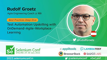 Test Automation Upskilling with OnDemand-Agile-Workplace-Learning by Rudolf Groetz #SeConf 2022