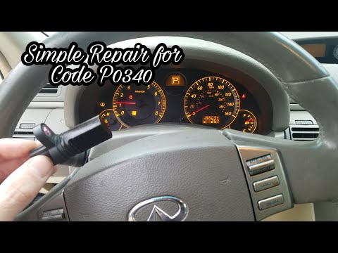 How to Replace Bad Camshaft Position Sensor in Your Car Code P0340 Infiniti G35 Nissan 350z Altima
