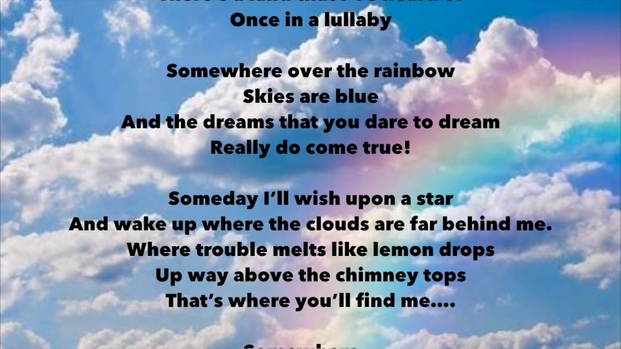 Over The Rainbow My Cover YouTube