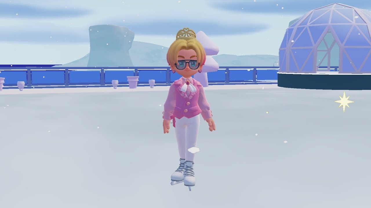 Heartopia ice skating performance