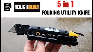 TOUGHBUILT 5 in 1 UTILITY KNIFE Close Look TBH412IM