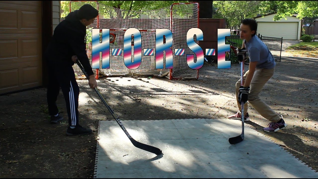 HOCKEY Game Of HORSE! YouTube