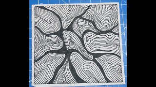 Easy Abstract Art Tutorial-47 | Easy Abstract Art | Super Easy Doodle Art #shorts #youtubeshorts