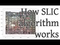 How SLIC (Simple Linear Iterative Clustering) algorithm works