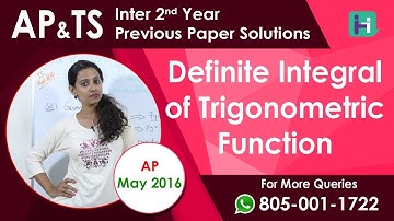 HelloClass: AP/TS Definite Integral of Trigonometric Function 2M - 64