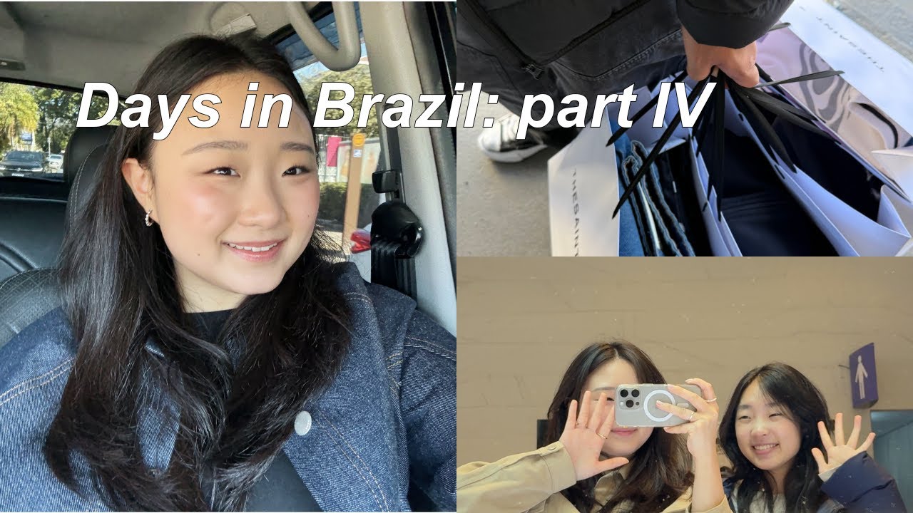 gabi's vlog | Oli days in Brazil part IV: último vídeo da serie... despedidas, comprinhas e mukbang