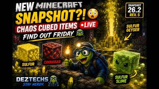 👉 NEW Minecraft Snapshot?! 😳 Chaos Cubed Items LIVE | Find Out Friday 🐢🔥