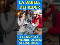 La Babele dei rider #babele #lingua #interprete #esperanto #inglese #poliglotta #gigeconomy
