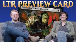 Lord of the Rings Official Preview Card - Gorbag of Minas Morgul