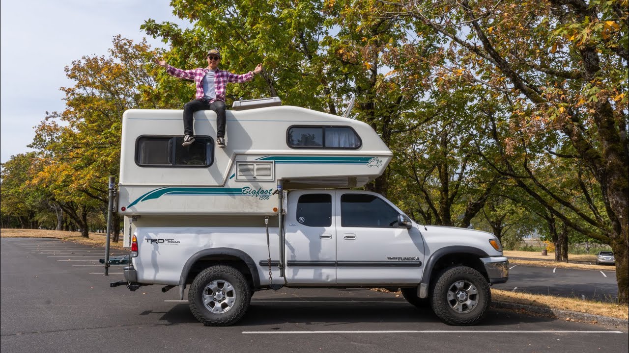 I Bought my (Very Rare) Dream Truck Camper YouTube