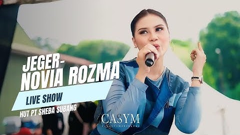 JEGER - NOVIA ROZMA feat AM PRO ( Live Show ) || HUT PT.SHEBA SUBANG ||