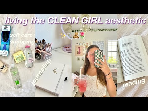 living the ✨clean girl✨ aesthetic for a day!!