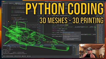 Morning Python coding! 3D mesh processing with numpy and trimesh. 3D printing utilities.