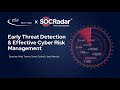 DSP x SOCRadar: Early Threat Detection & Effective Cyber Risk Management