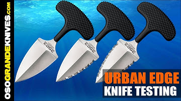 Cold Steel Urban Edge Push Daggers Slashing & Shredding Meat | OsoGrandeKnives