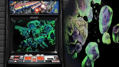 Asteroids Deluxe Animated videoCAB view