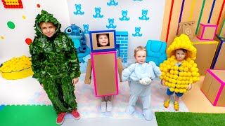 Kinder spielen Verstecken | Sammlung von Videos mit Spielen für Kinder | Vania Mania DE