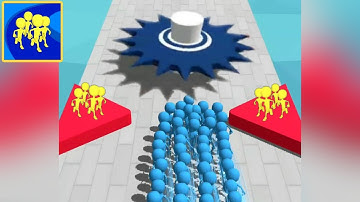 CROWD RUNNERS ALL LEVELS #46 GAMEPLAY WALKTHROUGH PART 7