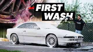 Dirty BMW 850Ci First Wash in 2 Years - Full Detail