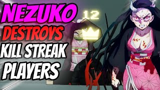 NEZUKO DESTROYS TEAMERS AND RUNNERS | Rogue Demon