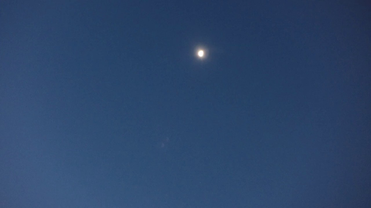 Night Sky 14 July 2017 Stars and Moon Travel (Re encoded Version)