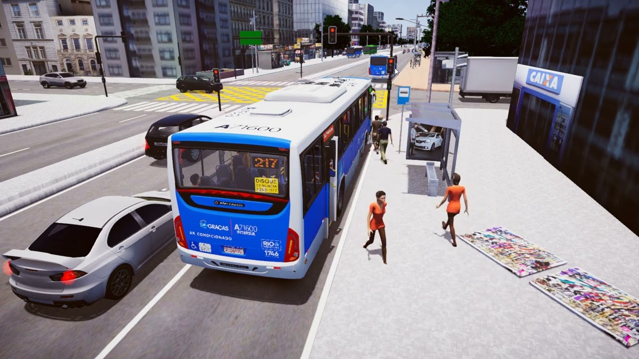 MAPA DO RJ LANÇAMENTO  - Proton Bus Simulator - Linha 217 Gameplay