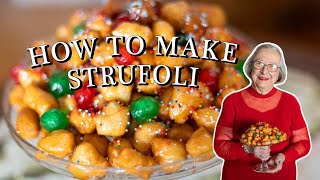 STRUFOLI - Italian Honey Balls | Kitchen on the Cliff with Giovanna Bellia LaMarca