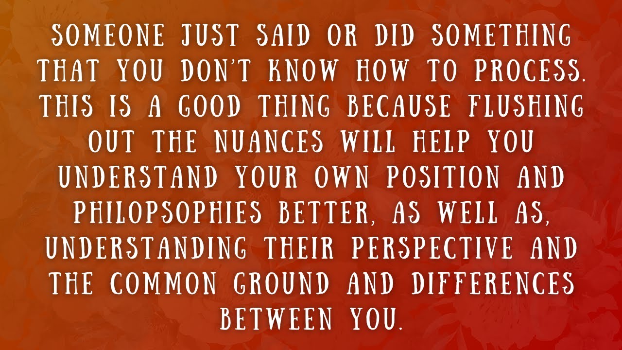Approach this situation in good faith.