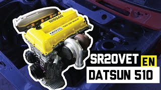 Montado de SR20VET RWD en DATSUN 510