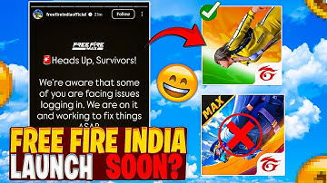 Good news😍Server busy problem in free fire|| free fire max is banned🤯Finally Free Fire India Launch😍