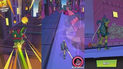 Rise of the TMNT Ninja Run - Gameplay Walkthrough Part 1 (Android)