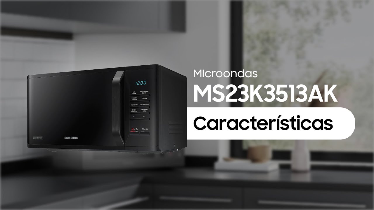 Microondas Samsung MS23K3513AK - Características 