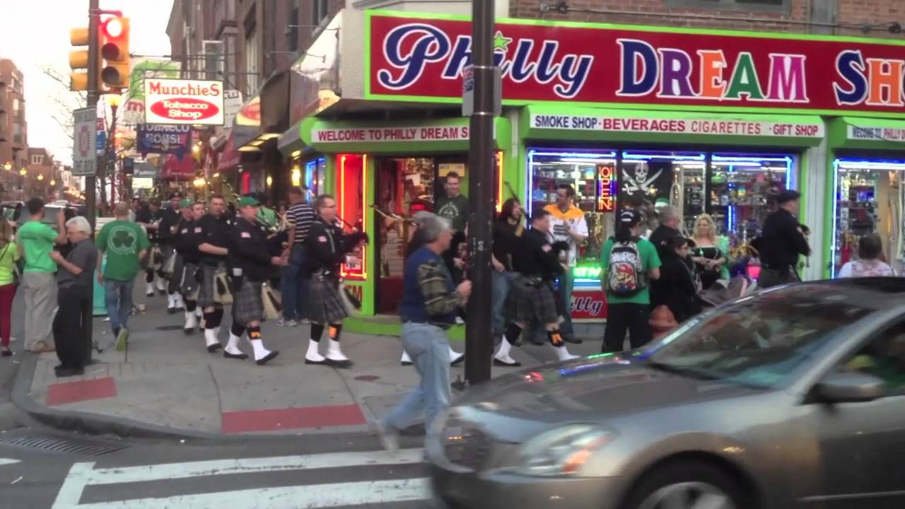 2nd Street Irish Society pipes to O'Neals, Philadelphia YouTube
