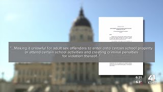 Kansas wants to toughen laws to keep sex offenders away from schools