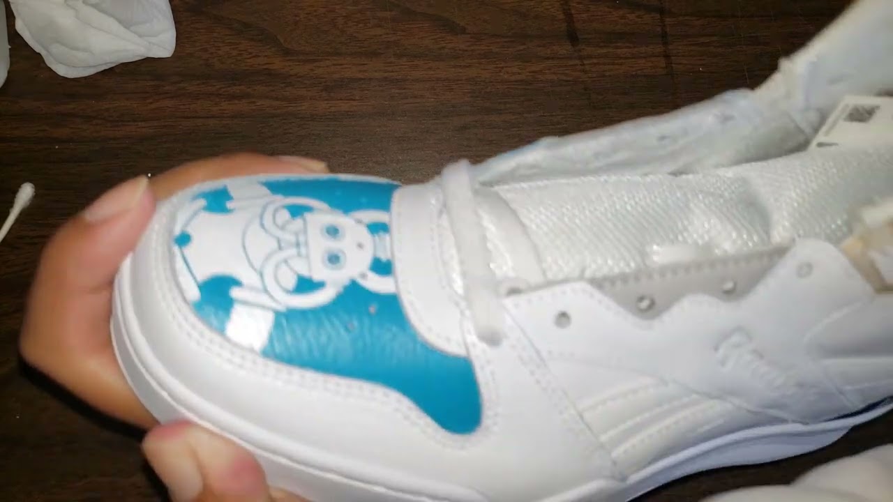 MATRIX  ready painting 🖼 and refining mac miller custom shoes 👞 💙 ✨ 👌 😎 😍 👞