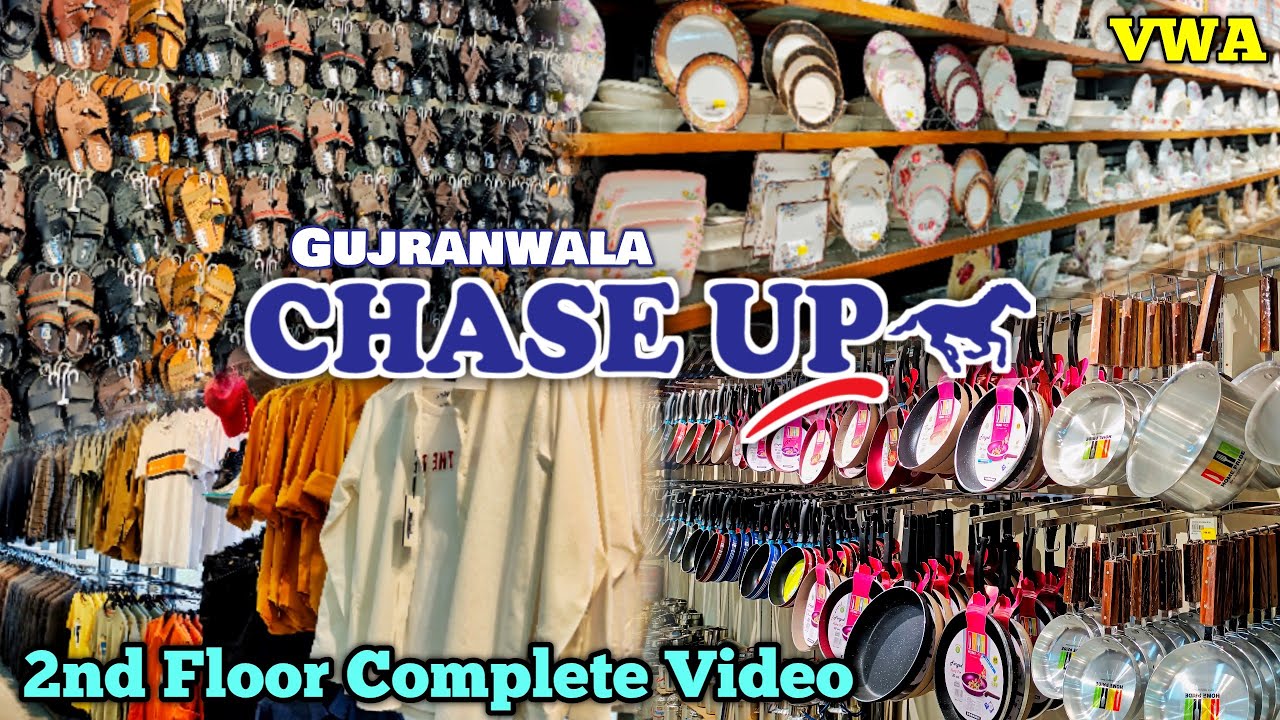 Chase Up Gujranwala 2nd Floor Best For Gents Shopping & Crockery ...