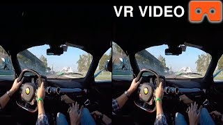 300км/ч на Ferrari LaFerrari - Смотреть в VR очках VR Video (Google Cardboard, Oculus Rift, VR Box)