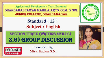 3.6) Group Discussion (Writing Skill)