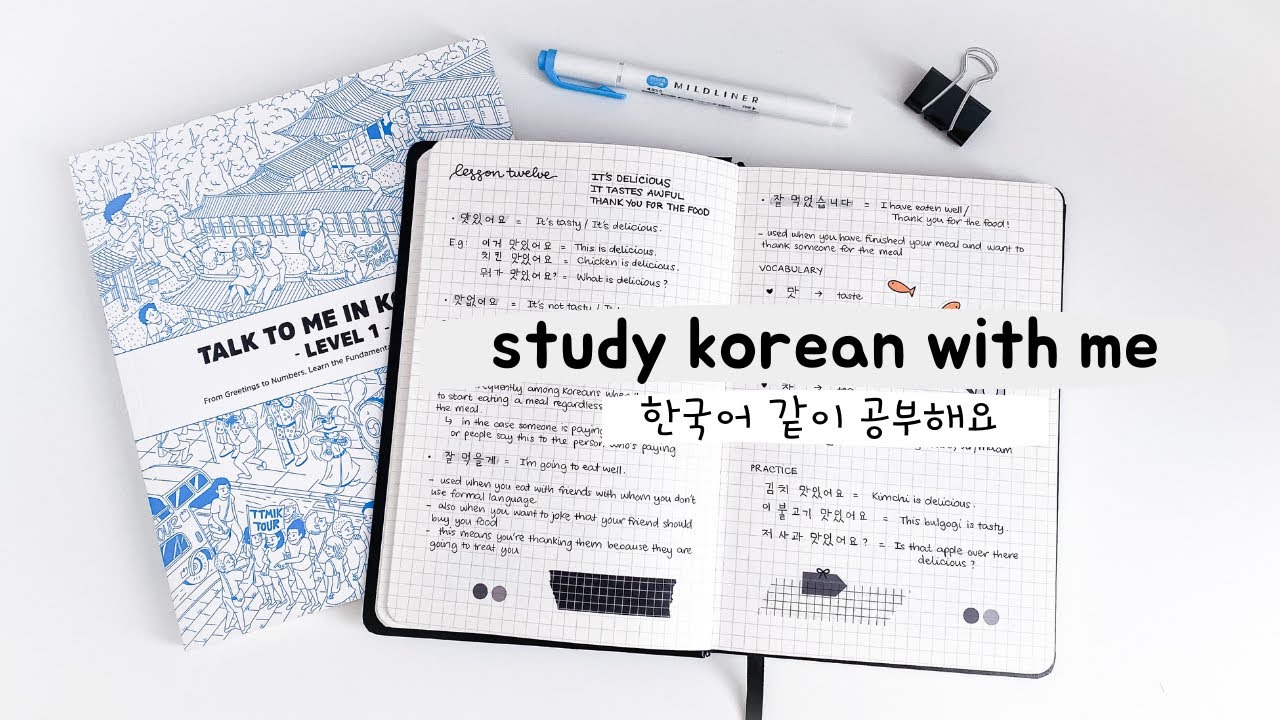 study korean with me ft. talk to me in korean