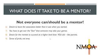 NMOA Mentoring Webinar (6-22-2020)