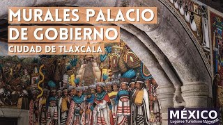 Murales del Palacio de Gobierno de Tlaxcala en 4K | Desiderio Hernández Xochitiotzin.