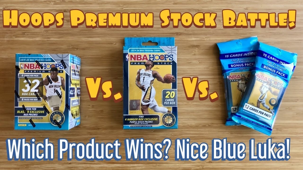 2019-20 Hoops Premium Stock Basketball Battle! Blaster vs Hanger vs Cello ANOTHER AUTO + BLUE LUKA!!